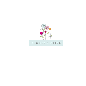 Logo Design by grizz wells for Flores1Click - NIF: B-94055530 | Design: #2027289