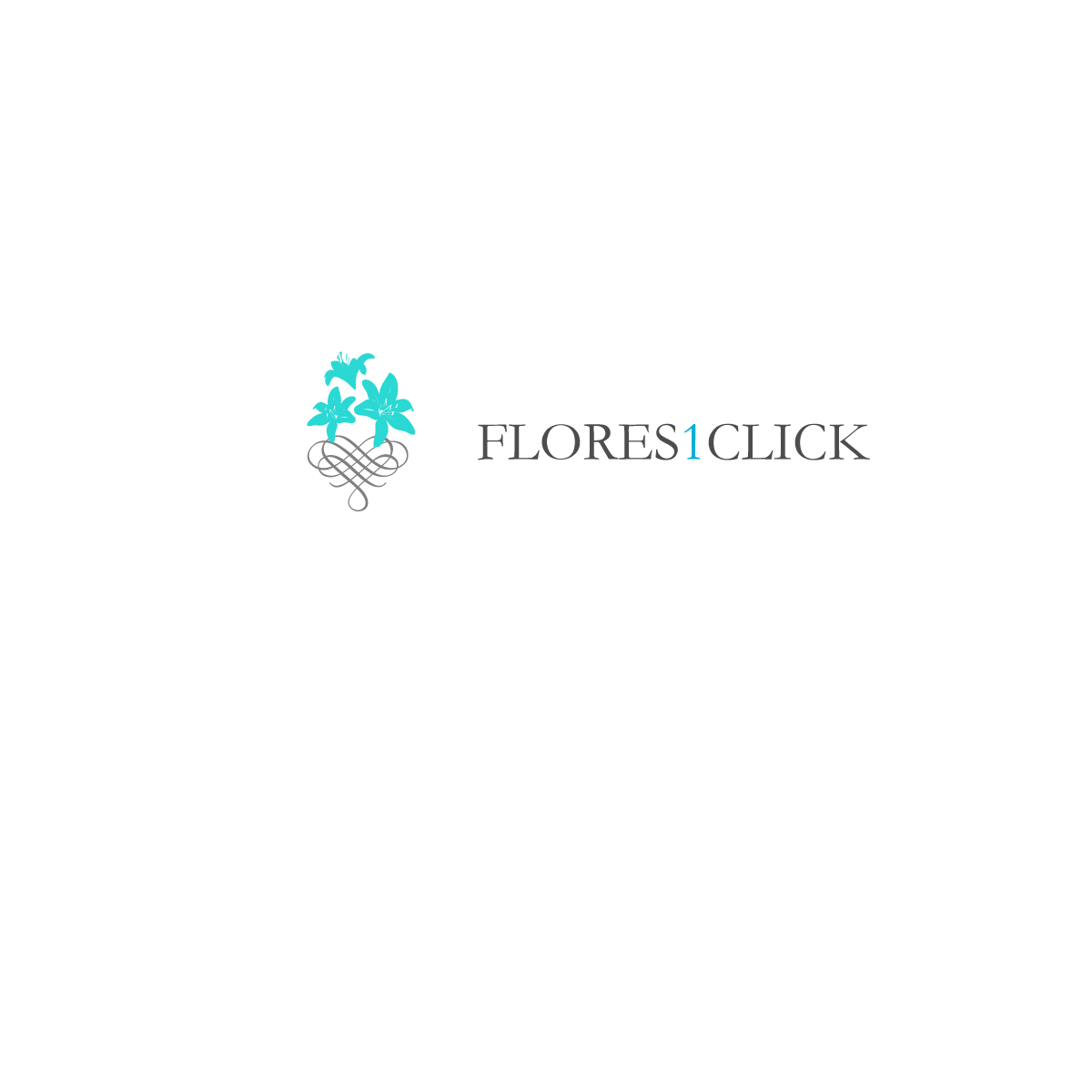Logo Design by grizz wells for Flores1Click - NIF: B-94055530 | Design #2056174