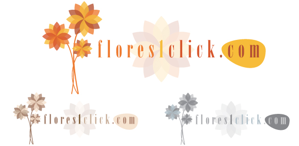 Logo Design by Mandy Illustrator for Flores1Click - NIF: B-94055530 | Design #1997283