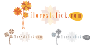 Logo Design by Mandy Illustrator for Flores1Click - NIF: B-94055530 | Design: #1997283