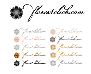 Logo Design by Mandy Illustrator for Flores1Click - NIF: B-94055530 | Design: #2001949