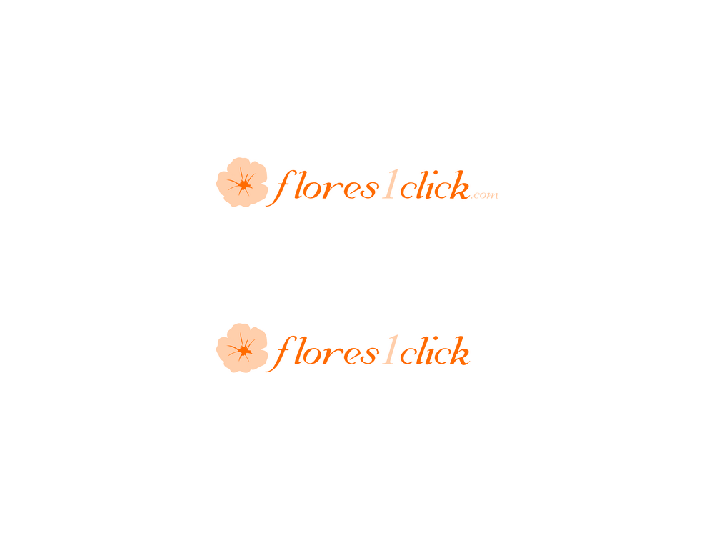 Logo Design by DiLion for Flores1Click - NIF: B-94055530 | Design #1989387