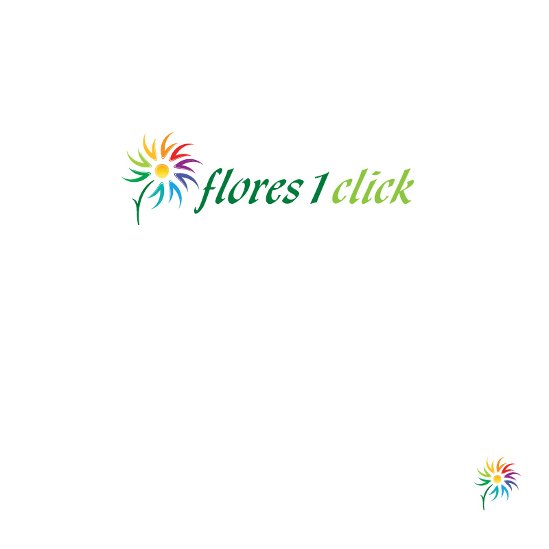 Diseño de Logo por instudio para Flores1Click - NIF: B-94055530 | Diseño #1986447