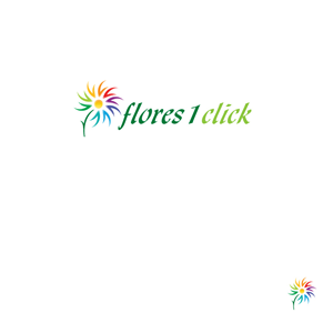 Diseño de Logo por instudio para Flores1Click - NIF: B-94055530 | Diseño: #1986447