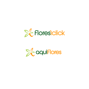 flores1click.com or flores1click | Logo Design by Alchemist