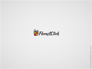 Diseño de Logo por Angelina para Flores1Click - NIF: B-94055530 | Diseño: #2052738