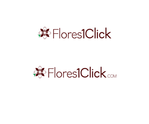 Logo Design by Meow Mix for Flores1Click - NIF: B-94055530 | Design: #2053261