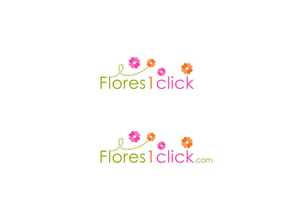Logo Design by SiBagos for Flores1Click - NIF: B-94055530 | Design #1990145