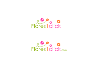 Logo Design by SiBagos for Flores1Click - NIF: B-94055530 | Design: #1990145