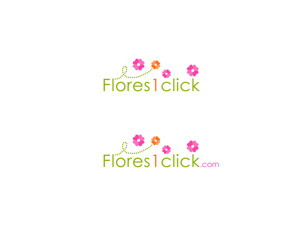Logo Design by SiBagos for Flores1Click - NIF: B-94055530 | Design #1990146