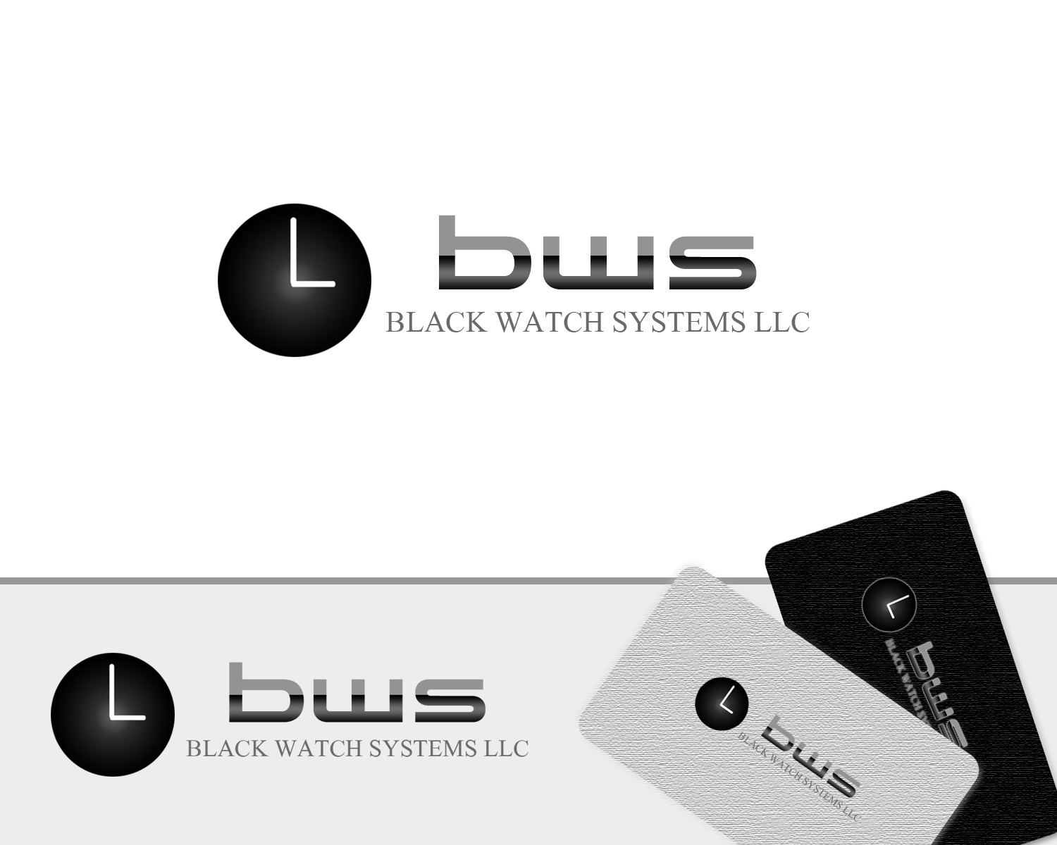 Logo Design by LineArt for Black Watch Systems | Design #1987441