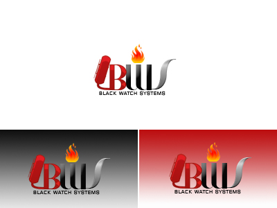 Diseño de Logo por DesignerUSK para Black Watch Systems | Diseño #2021412