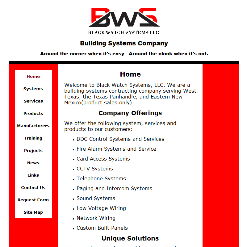 Logo Design by instudio for Black Watch Systems | Design #1986013