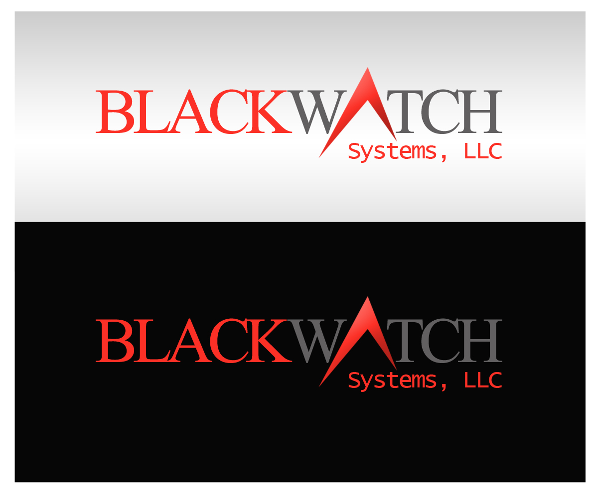 Diseño de Logo por polj designs para Black Watch Systems | Diseño #2049363