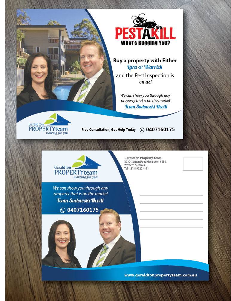 Postcard Design by alex989 for this project | Design #8458725