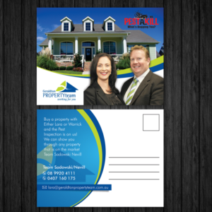 FREE PEST INSPECTION ON US!! | Postcard Design by ecorokerz