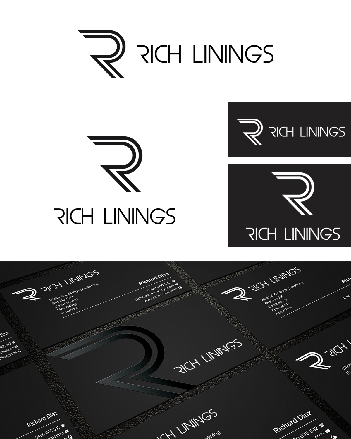 Logo Design by Stylez Designz for Rich Linings | Design #9333161