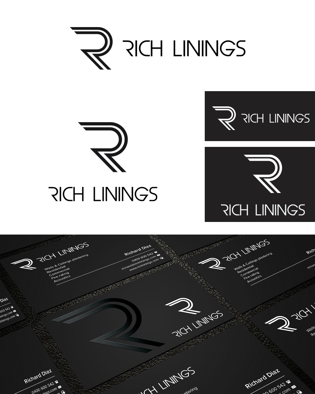 Logo Design by Stylez Designz for Rich Linings | Design #9333163