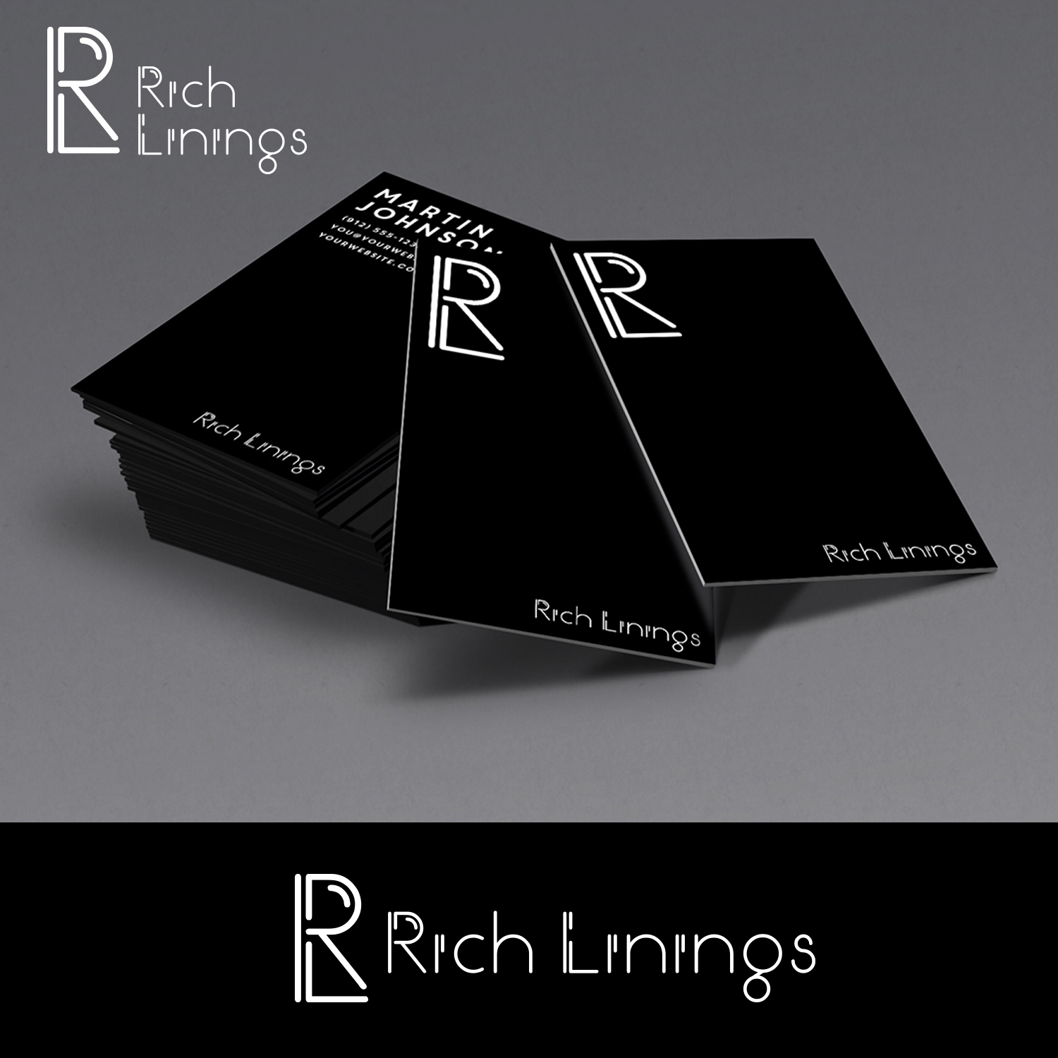 Logo Design by maria-kaz for Rich Linings | Design #9208279