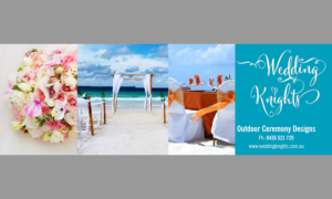 Wedding Knights - Outdoor Ceremony Designs | Advertisement Design by INGA DESIGN