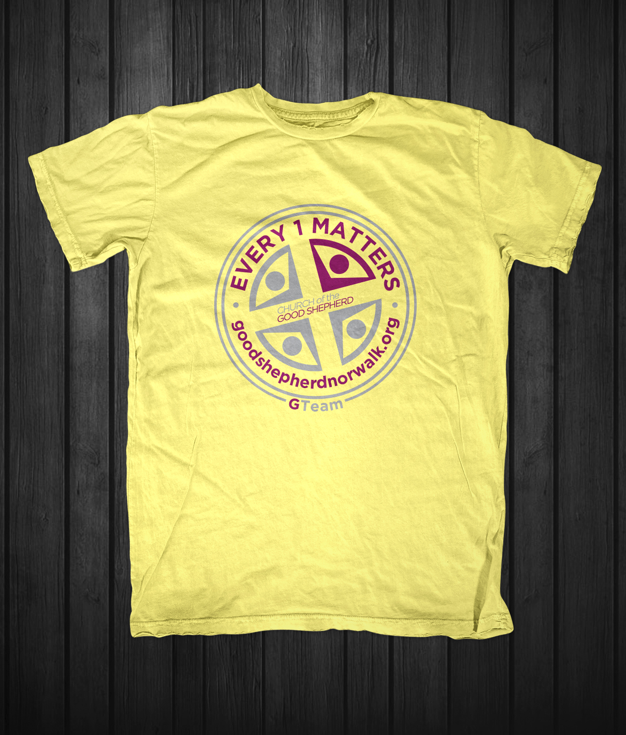 T-shirt Design by Barney Stinson for Church of the Good Shepherd | Design #8450090