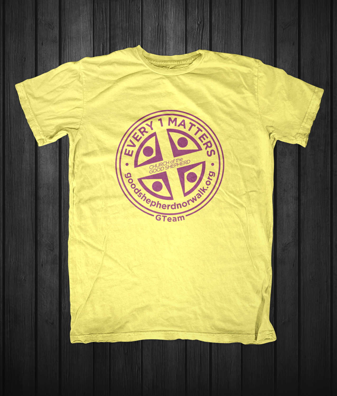 T-shirt Design by Barney Stinson for Church of the Good Shepherd | Design #8450104