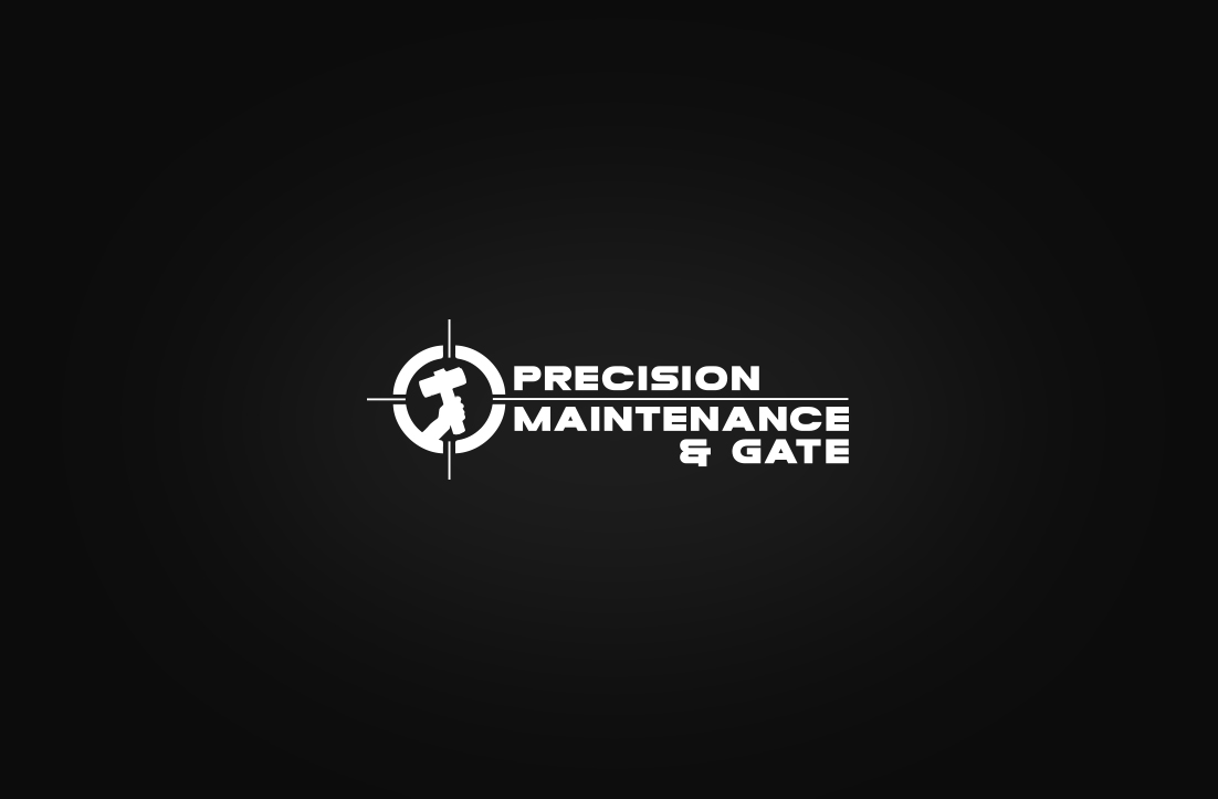 Logo-Design von GLDesigns für Precision Maintenance and Gate,LLC | Design #8452613