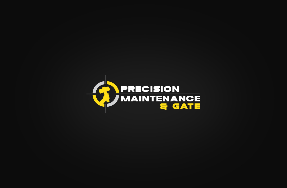 Logo-Design von GLDesigns für Precision Maintenance and Gate,LLC | Design #8452614