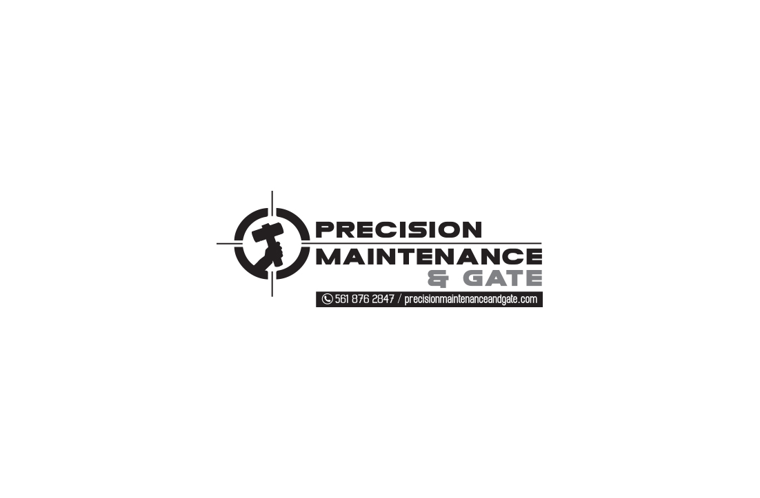 Logo-Design von GLDesigns für Precision Maintenance and Gate,LLC | Design #8458571