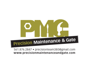 Logo-Design von Elim für Precision Maintenance and Gate,LLC | Design: #8501319