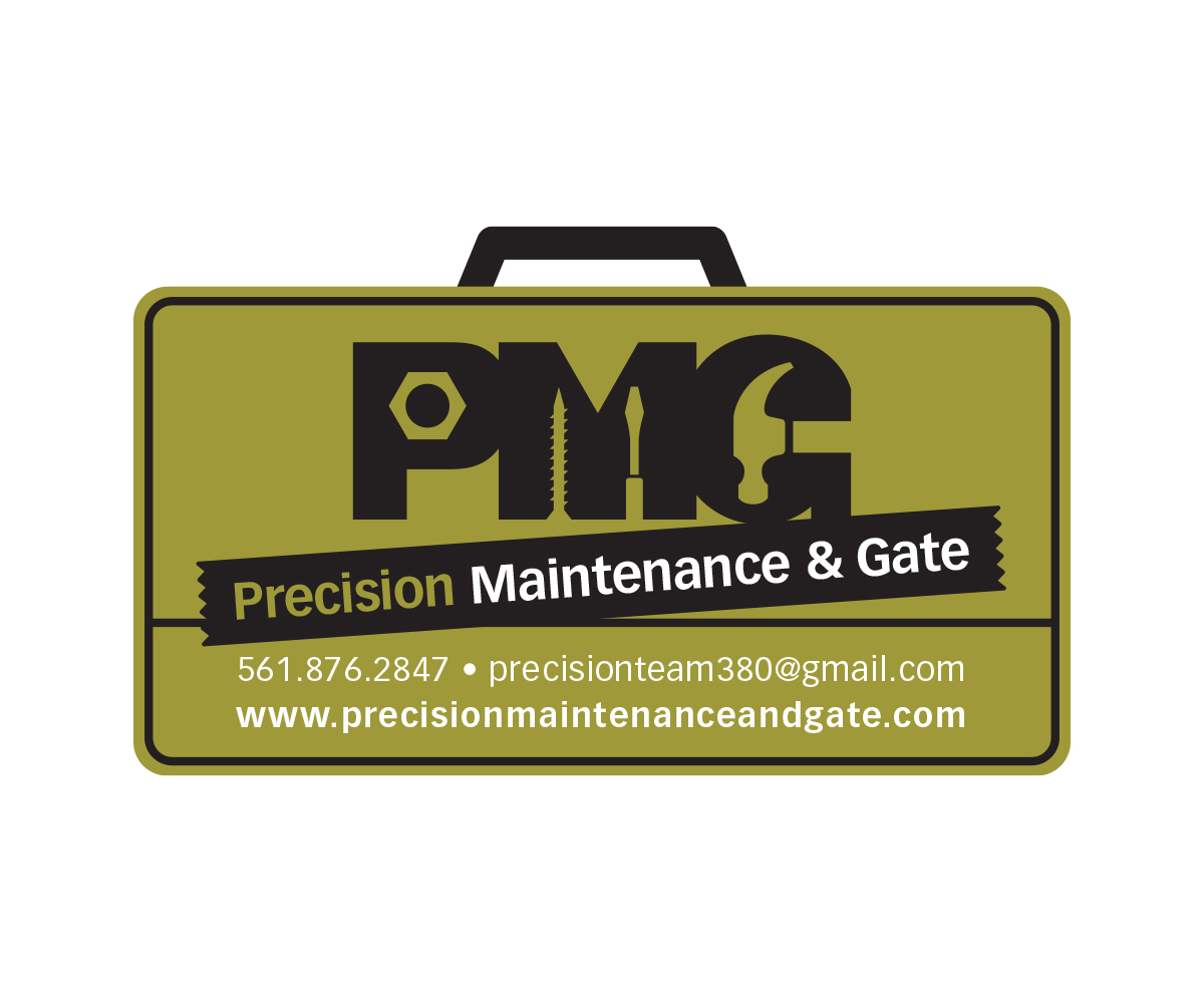 Logo Design by Elim for Precision Maintenance and Gate,LLC | Design #8501321