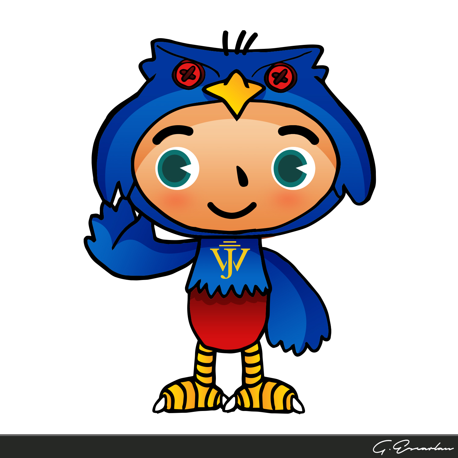 Design de Mascotte par gekgrfx pour Joy World Education | Design #9325376