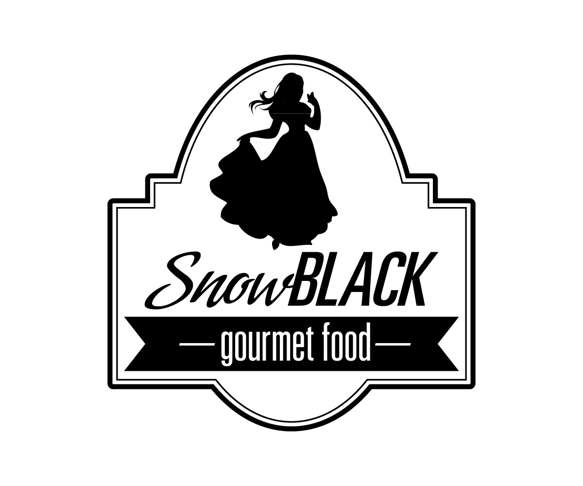 Logo Design by Oct-O-Ray Design for SnowBLACK Gourmet Food | Design #2012330