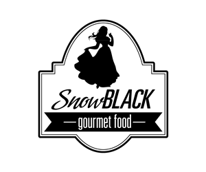 Logo Design by Oct-O-Ray Design for SnowBLACK Gourmet Food | Design #2012330