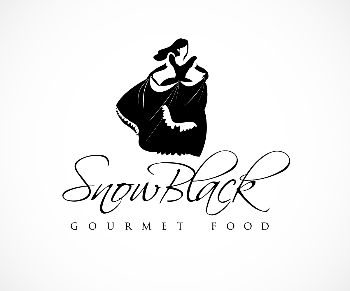 Logo Design by wolf for SnowBLACK Gourmet Food | Design #2005361