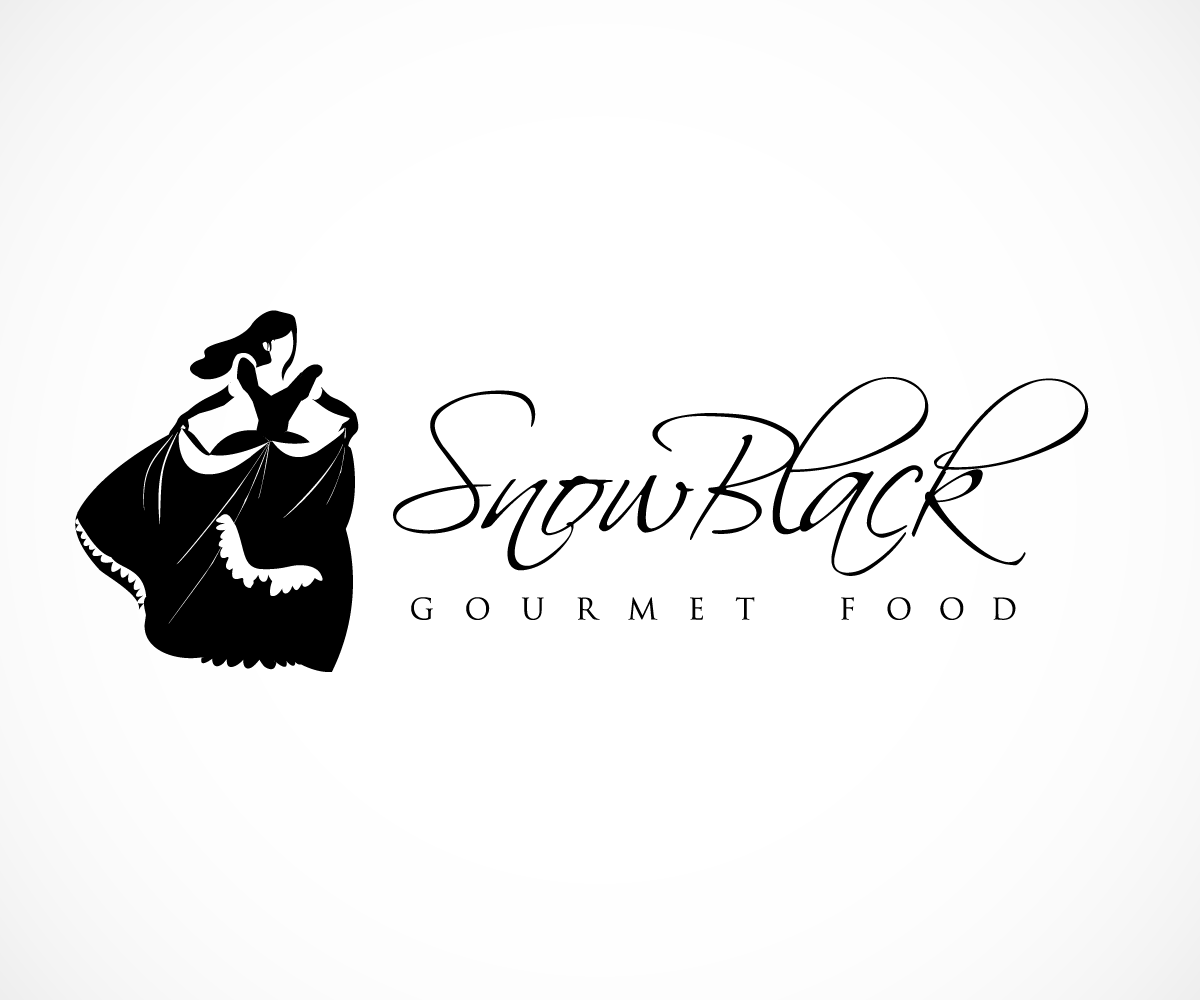 Logo Design by wolf for SnowBLACK Gourmet Food | Design #2005362