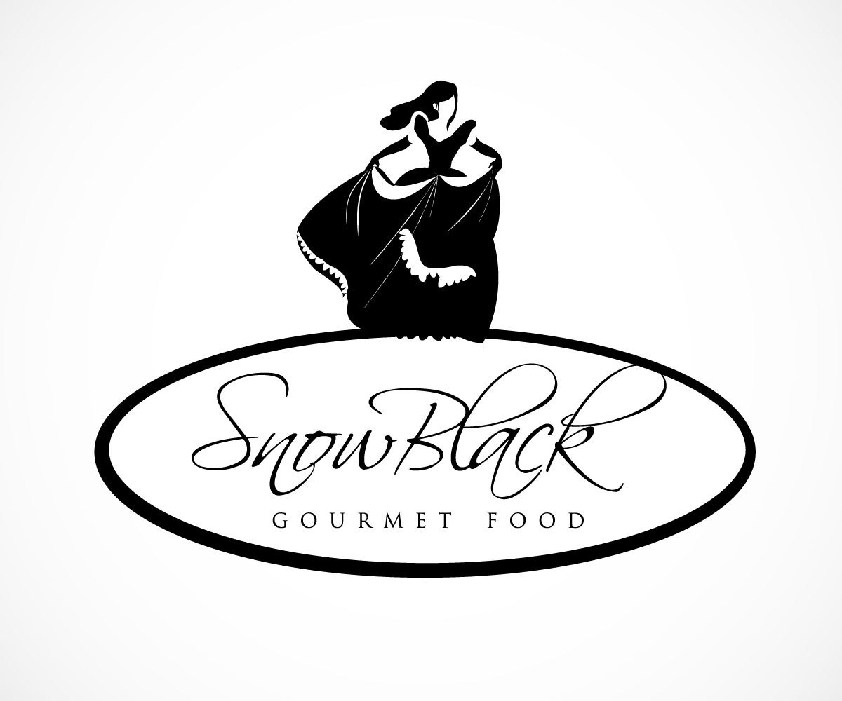 Logo Design by wolf for SnowBLACK Gourmet Food | Design #2005363