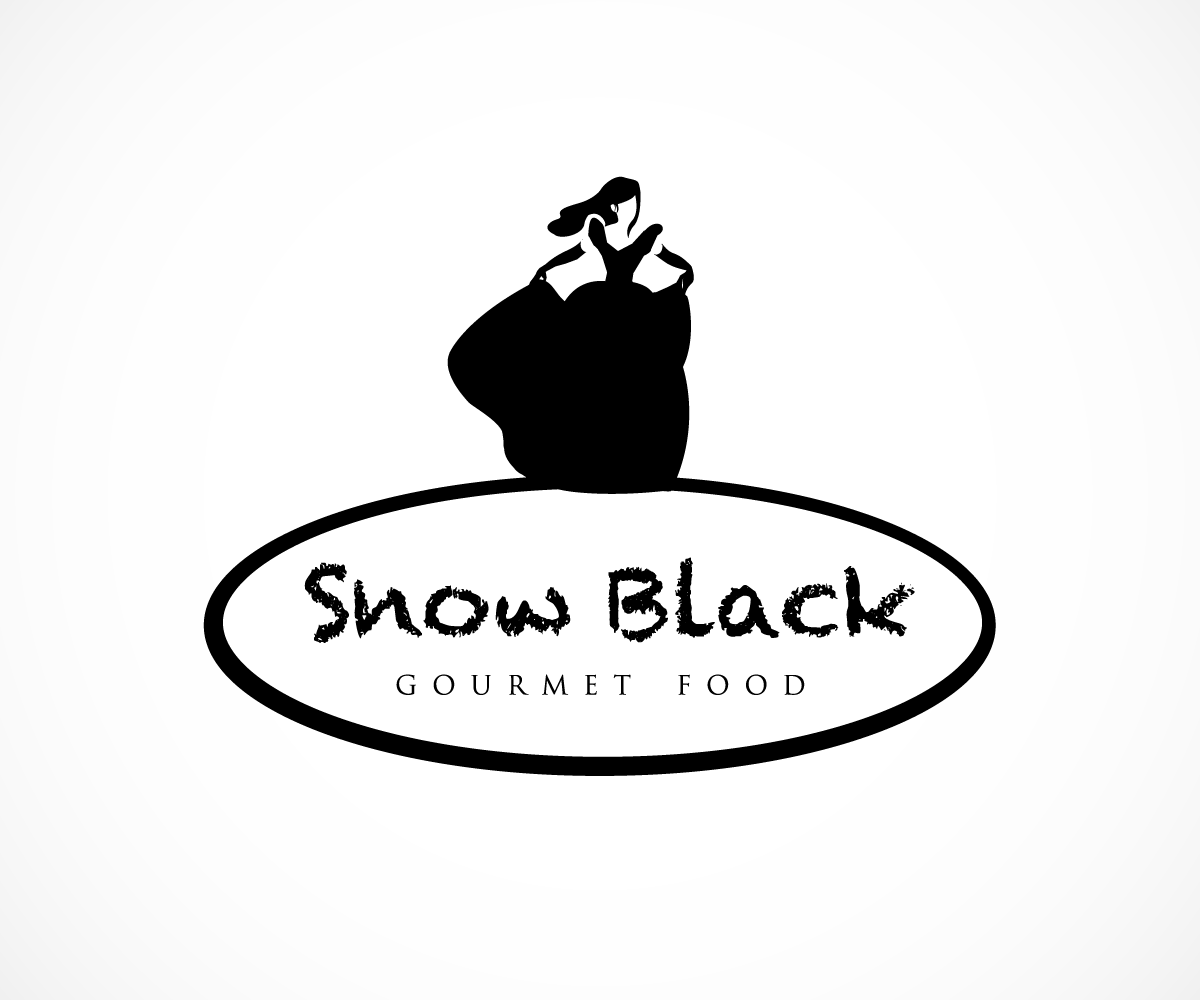 Logo Design by wolf for SnowBLACK Gourmet Food | Design #2006067