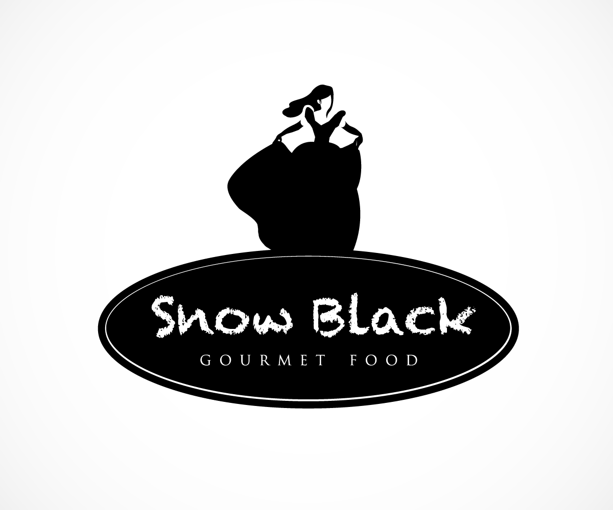 Logo Design by wolf for SnowBLACK Gourmet Food | Design #2006070