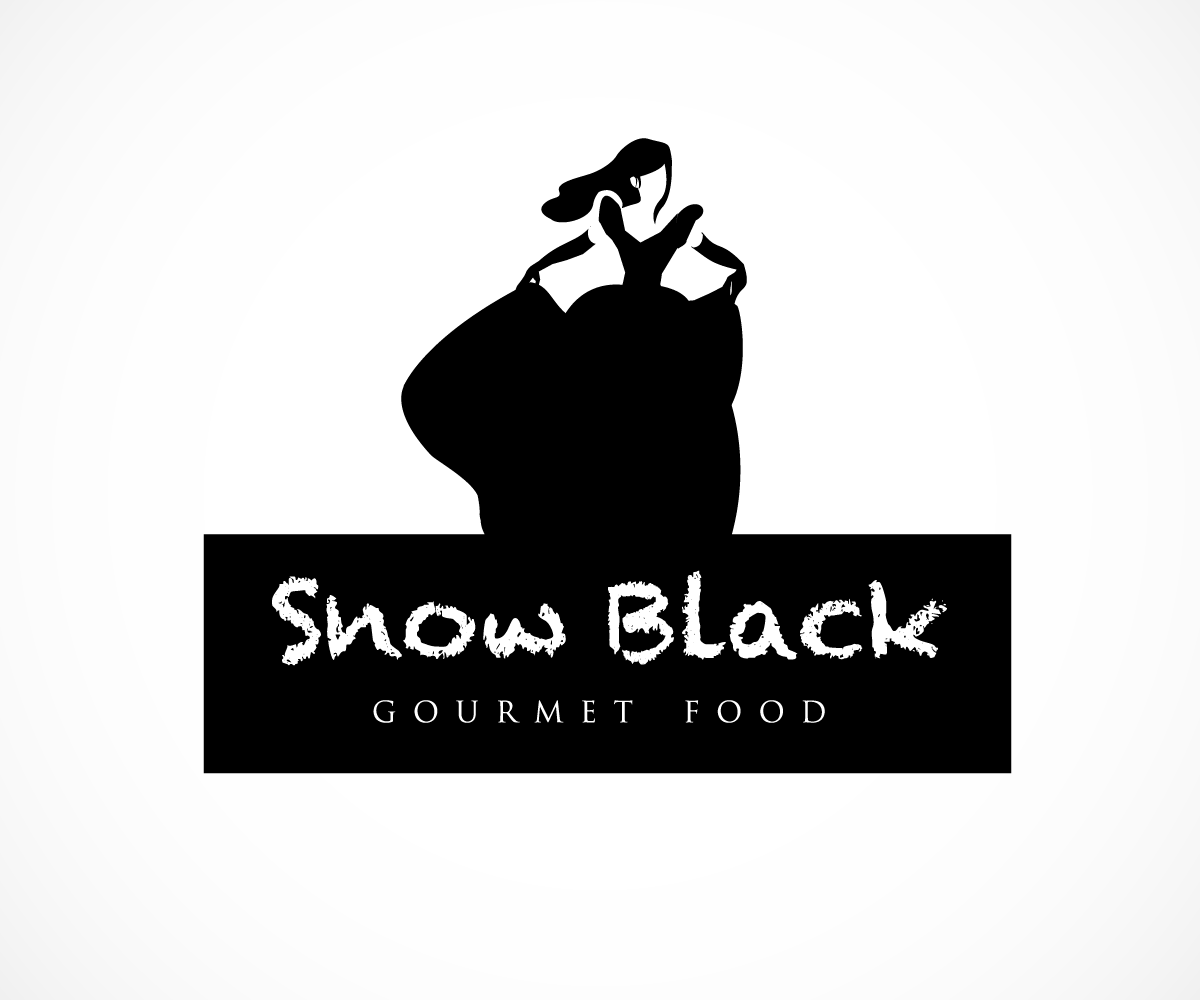 Logo Design by wolf for SnowBLACK Gourmet Food | Design #2006071