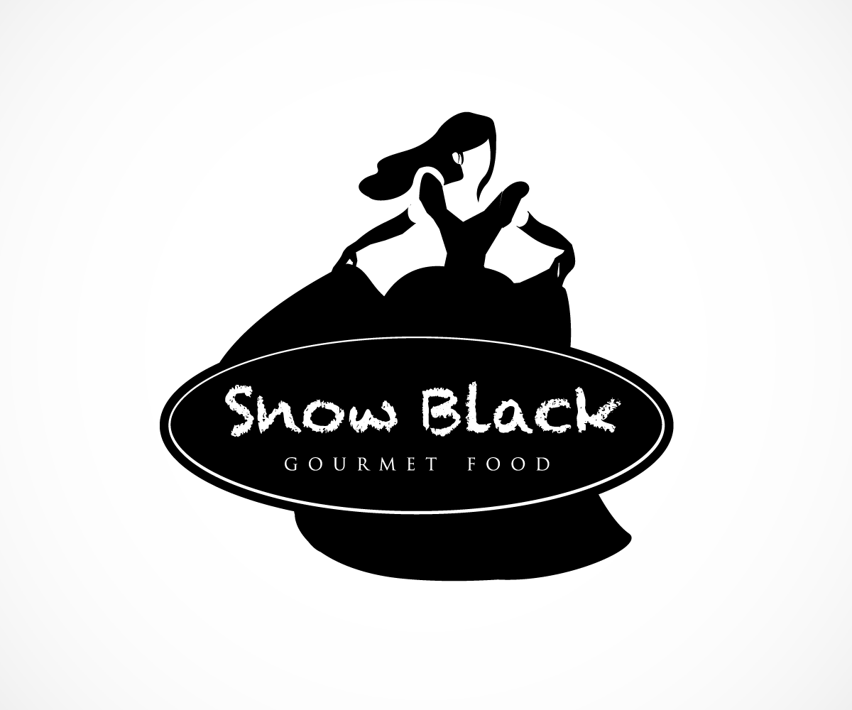 Logo Design by wolf for SnowBLACK Gourmet Food | Design #2006072