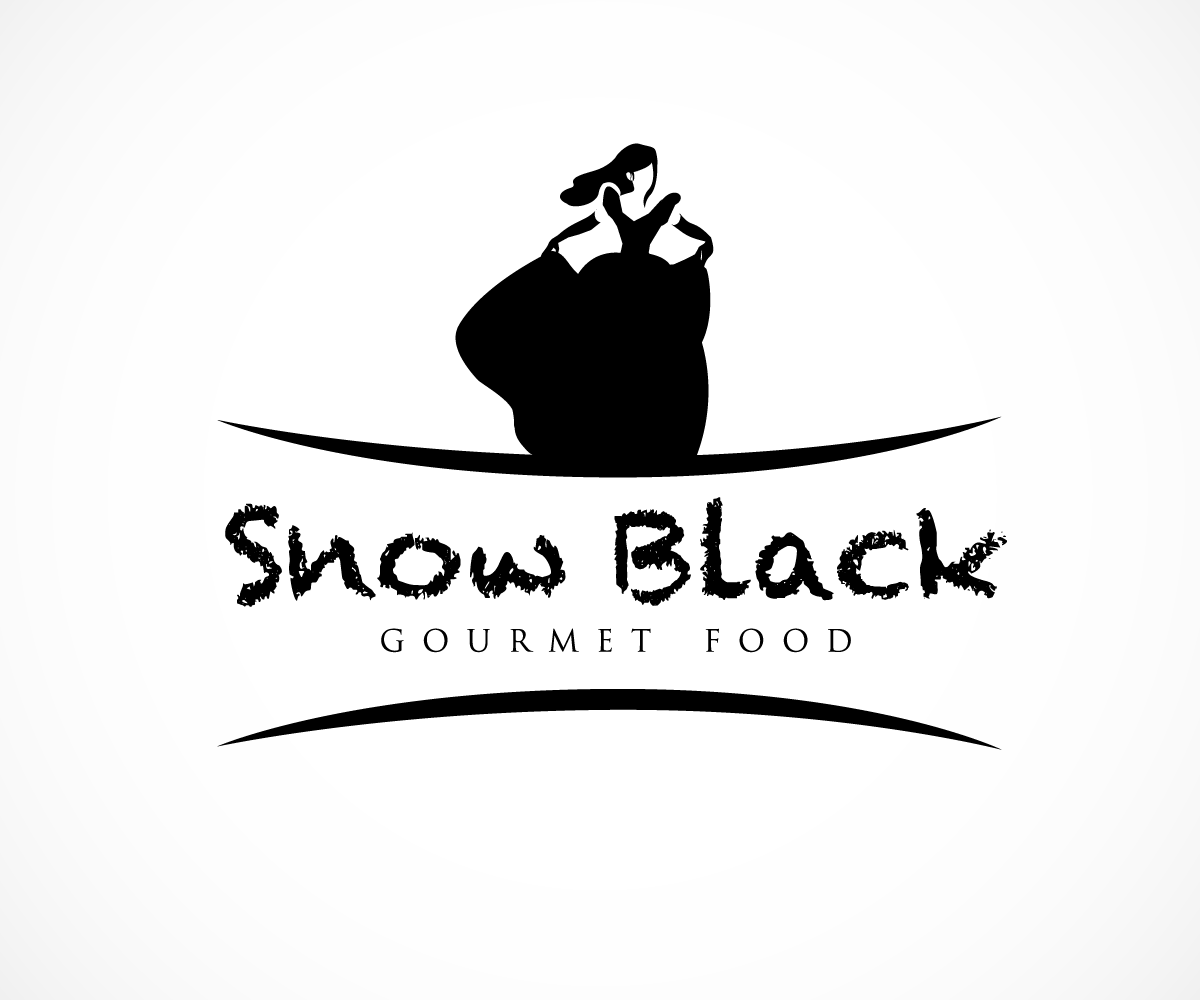 Logo Design by wolf for SnowBLACK Gourmet Food | Design #2006076