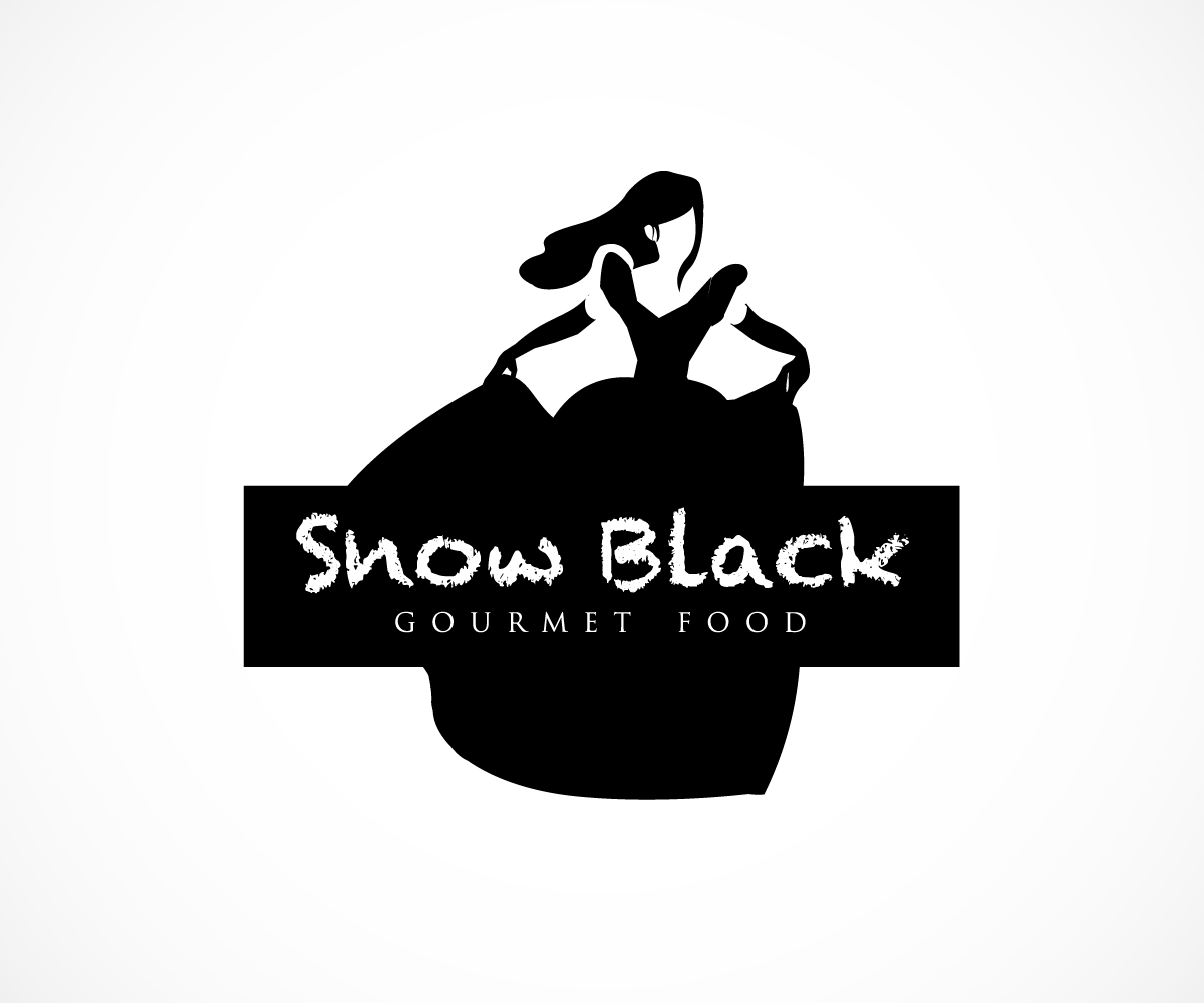 Logo Design by wolf for SnowBLACK Gourmet Food | Design #2006080