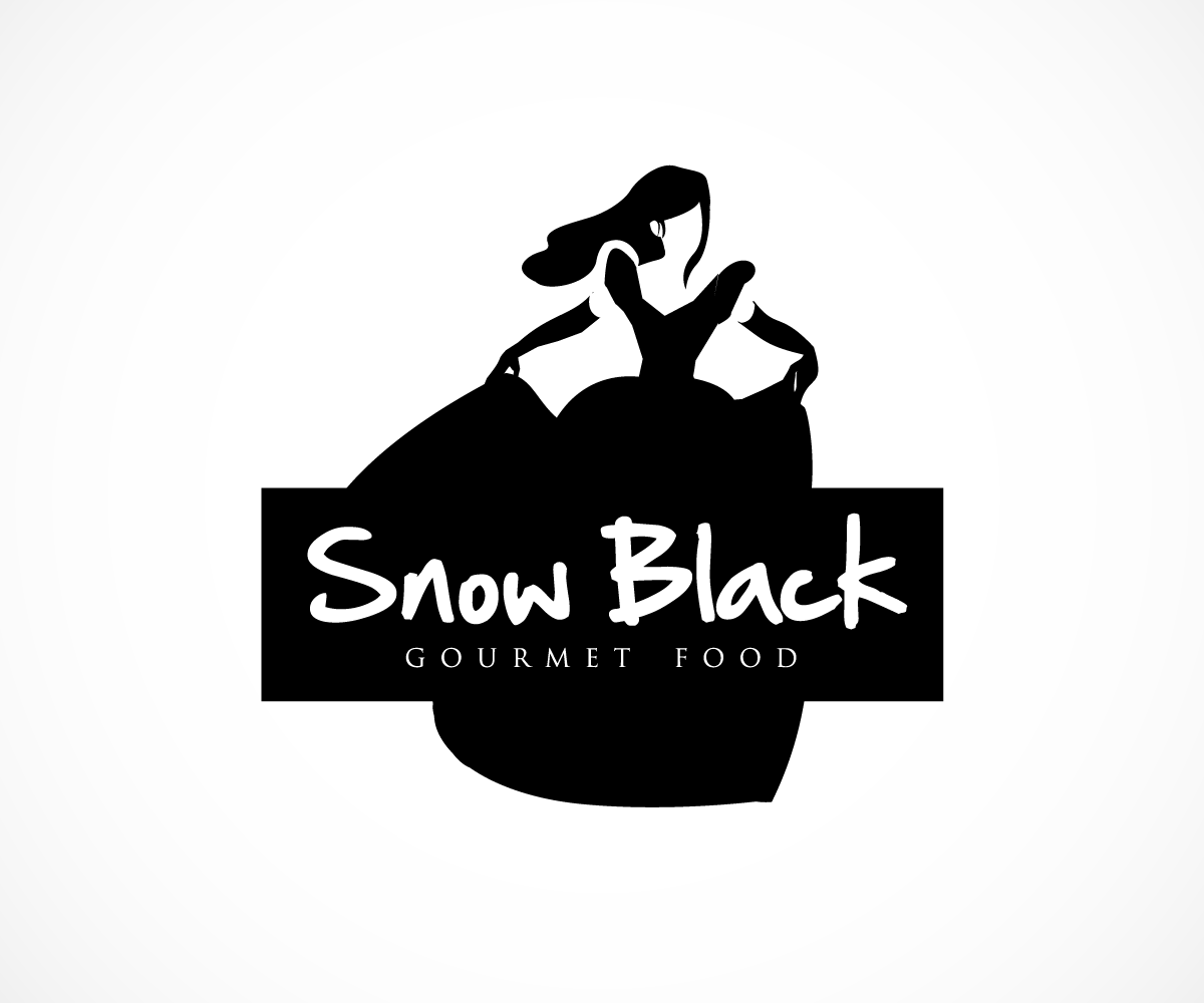 Logo Design by wolf for SnowBLACK Gourmet Food | Design #2006085