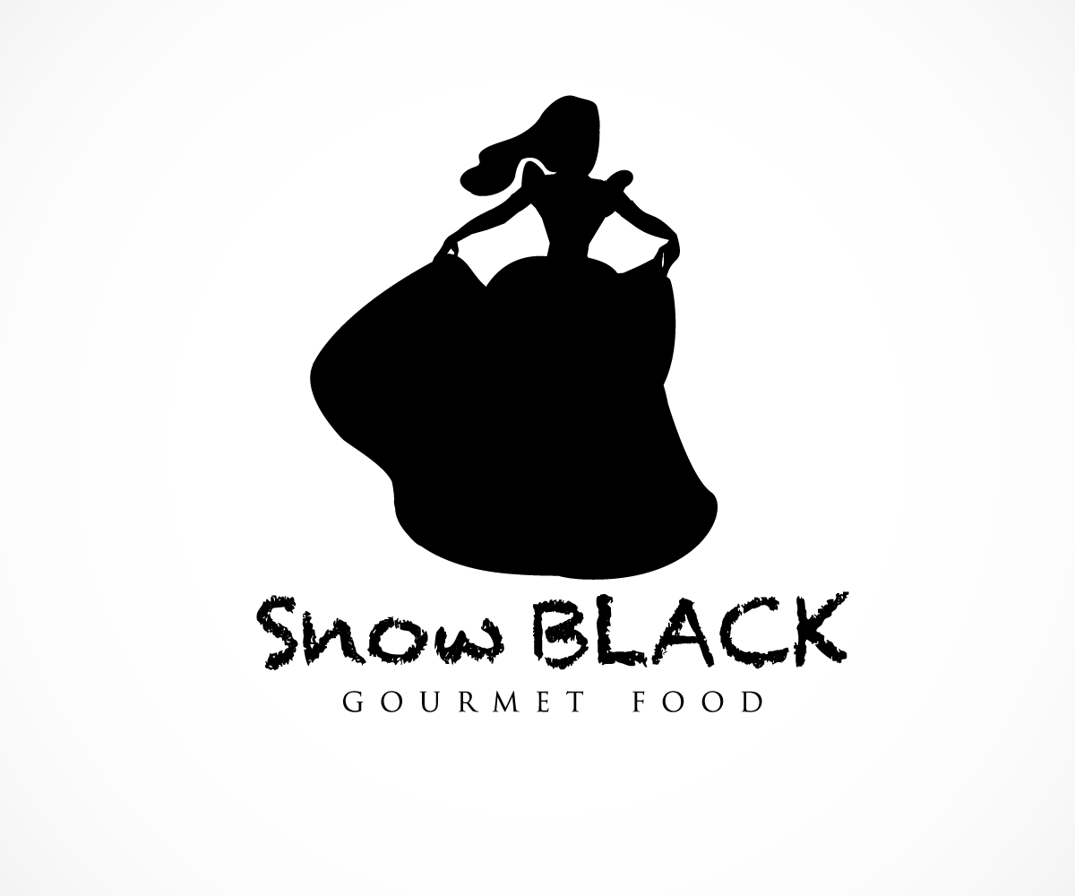 Logo Design by wolf for SnowBLACK Gourmet Food | Design #2013575