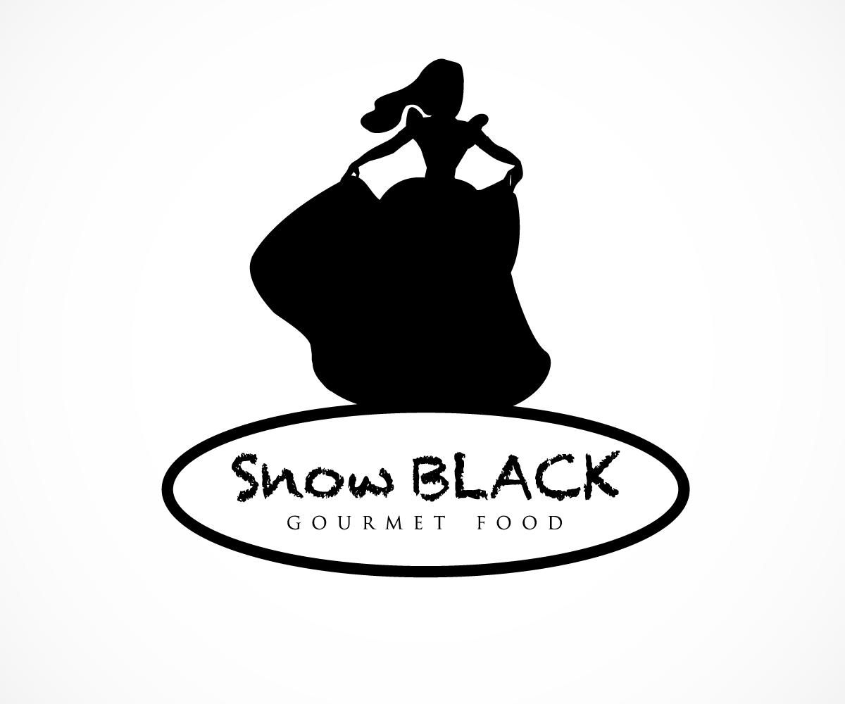 Logo Design by wolf for SnowBLACK Gourmet Food | Design #2013577