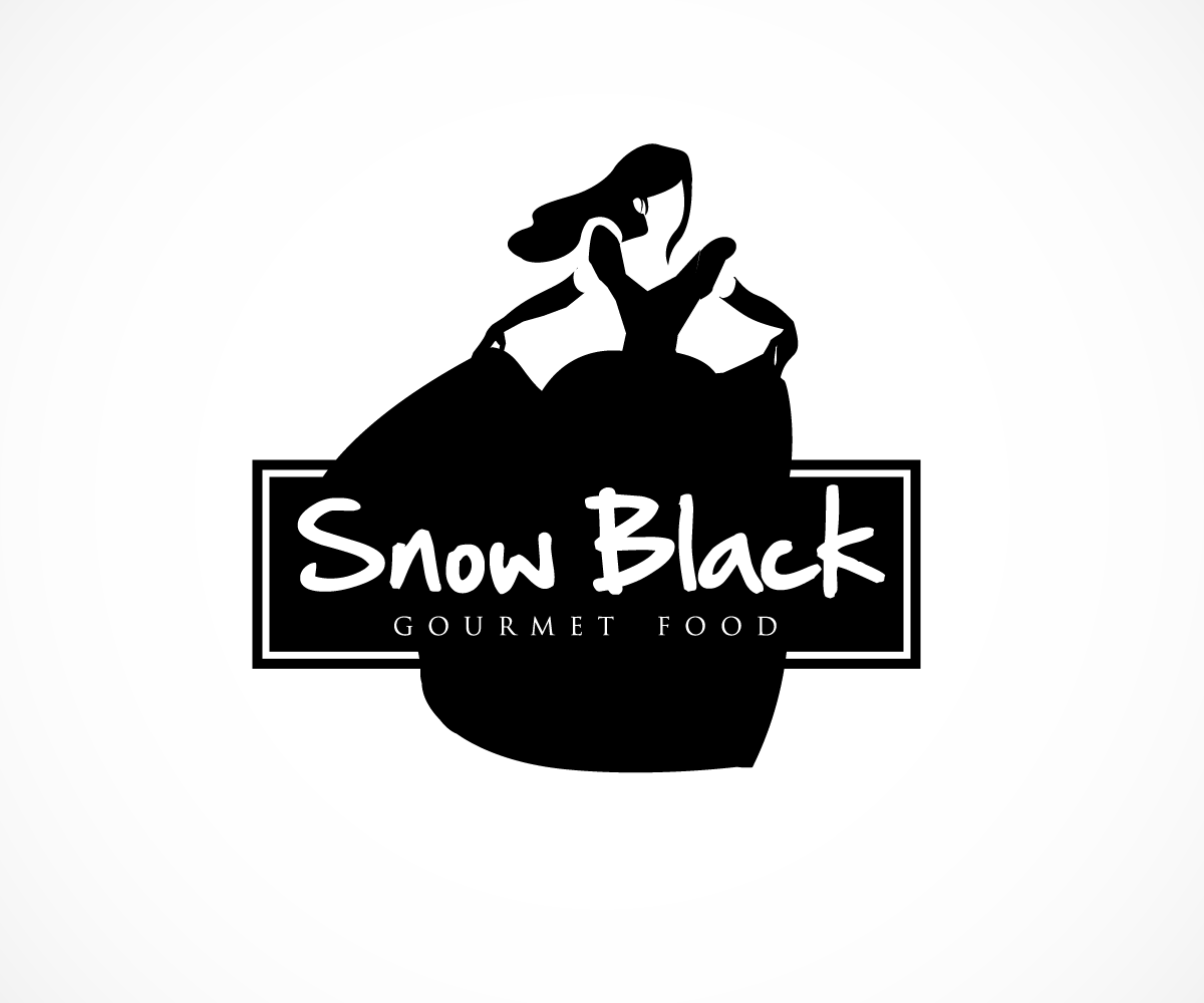 Logo Design by wolf for SnowBLACK Gourmet Food | Design #2018660