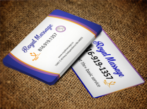 Diseño de Tarjeta de Presentación por Lanka Ama para Royal Massage | Diseño: #8463126