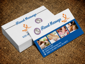 Business Card Design by Lanka Ama for Royal Massage | Design: #8463128