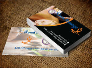 Business Card Design by Lanka Ama for Royal Massage | Design: #8463132